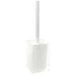 Gedy RA33-02 Modern Toilet Brush Holder in White